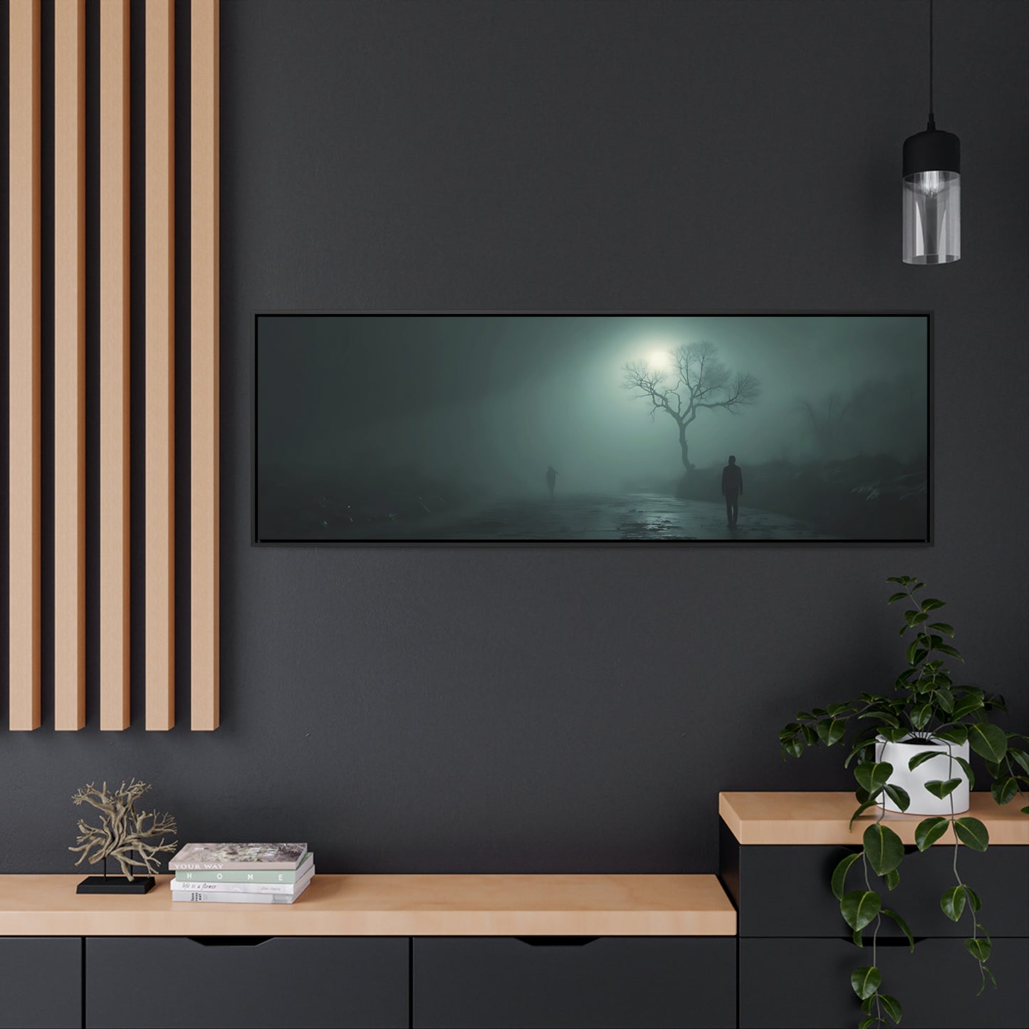 OKENNADA "Nightfall Reflections" Gallery Canvas Canvas