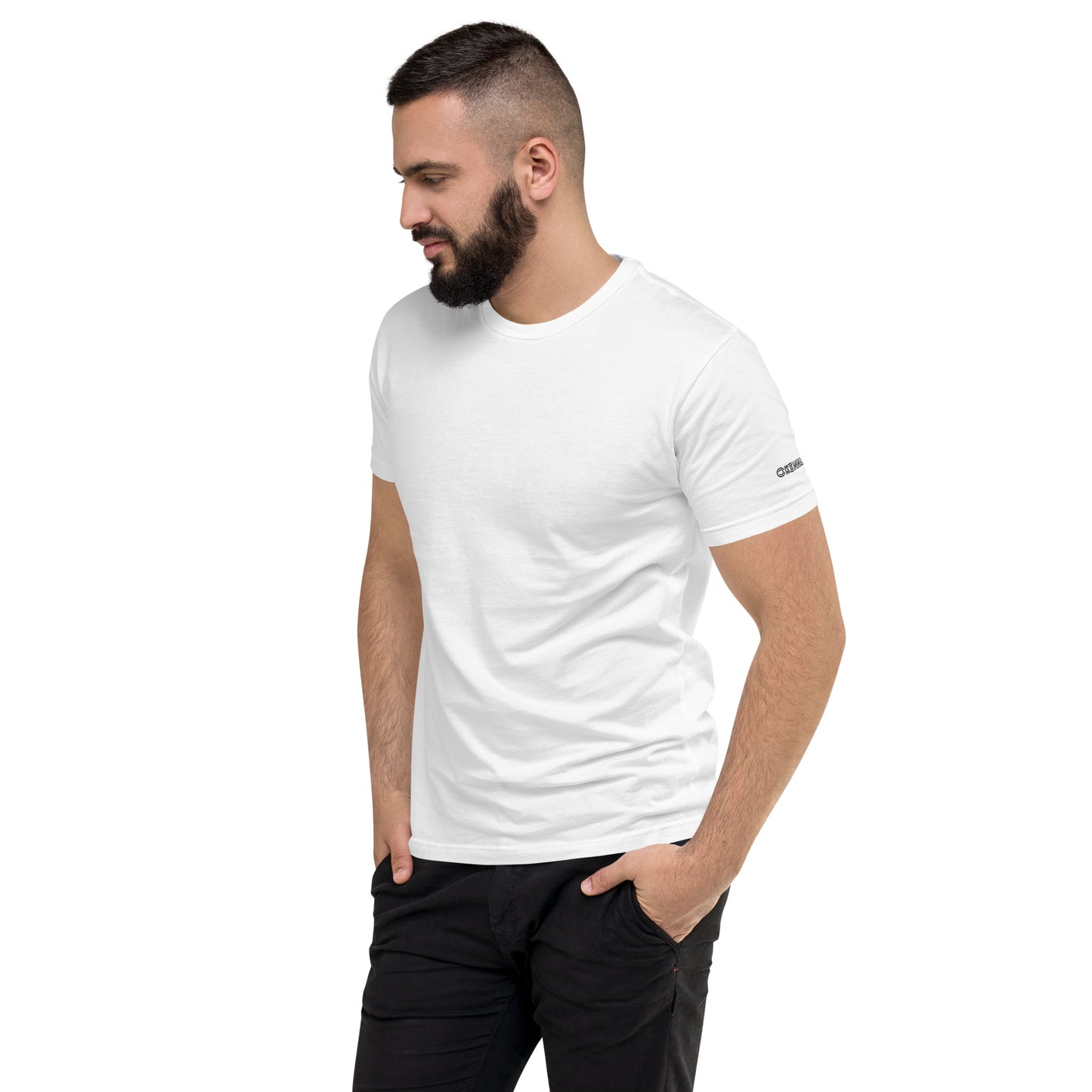 OKENNADA "Form & Function" Men's Fitted Tee White XS