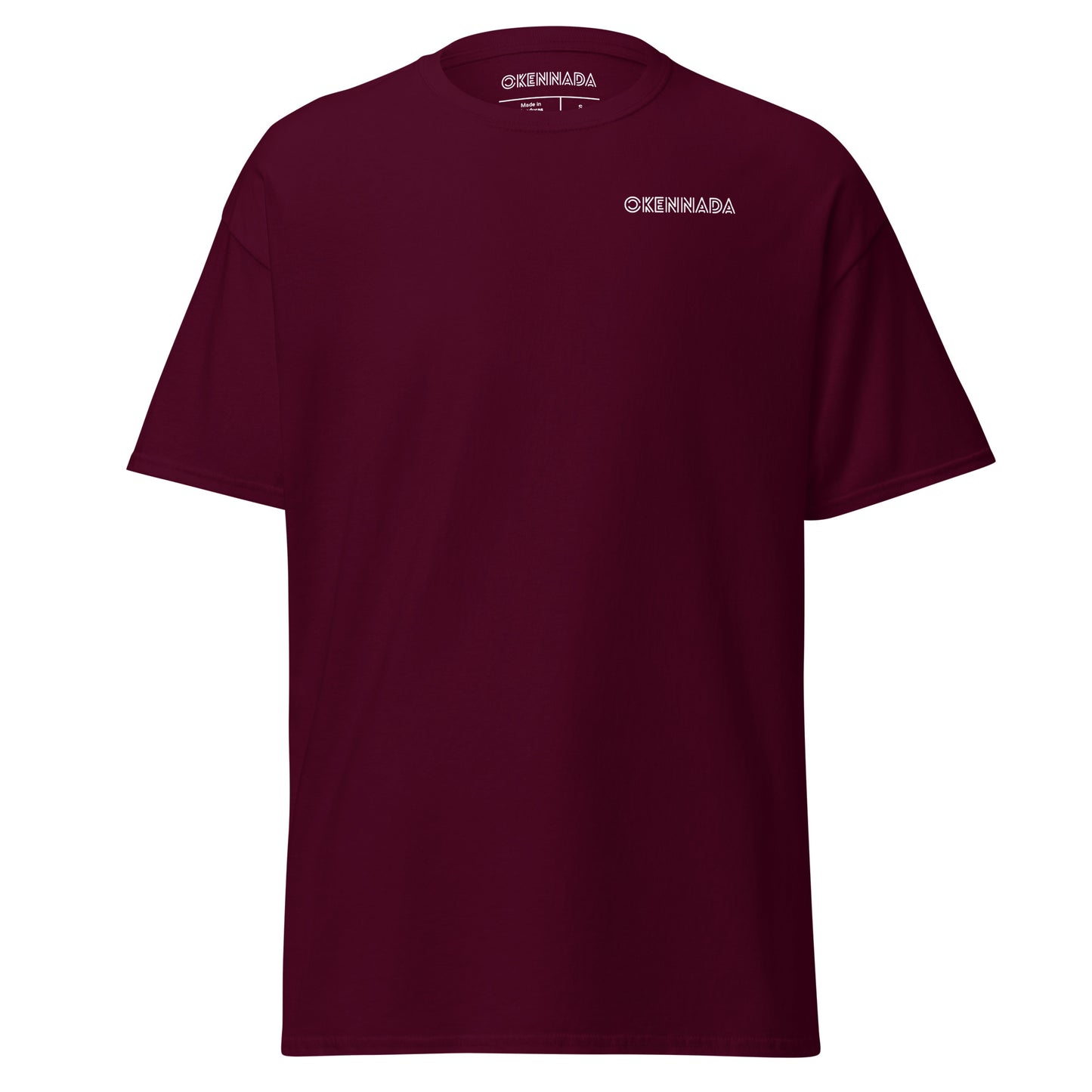 OKENNADA "Everyday Icon" Tee Maroon S