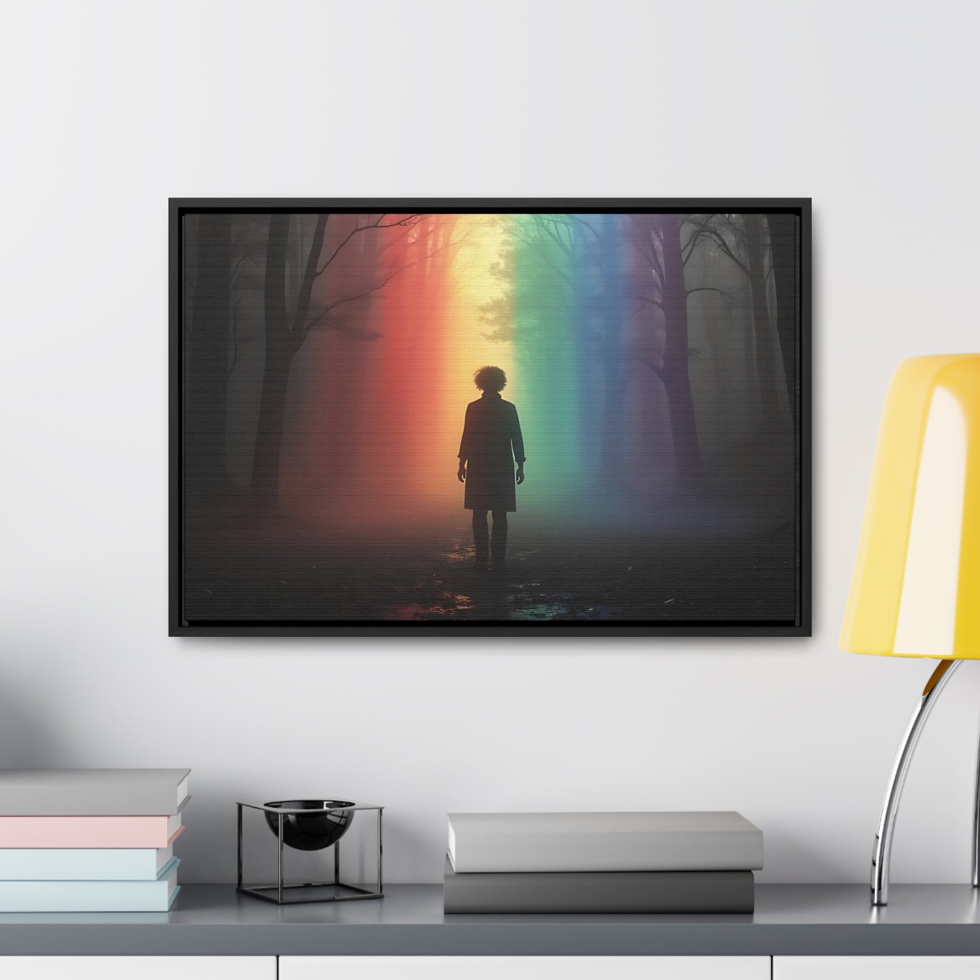 OKENNADA "Rainbow Pathways" Gallery Canvas Canvas   