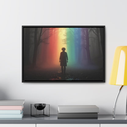 OKENNADA "Rainbow Pathways" Gallery Canvas Canvas   