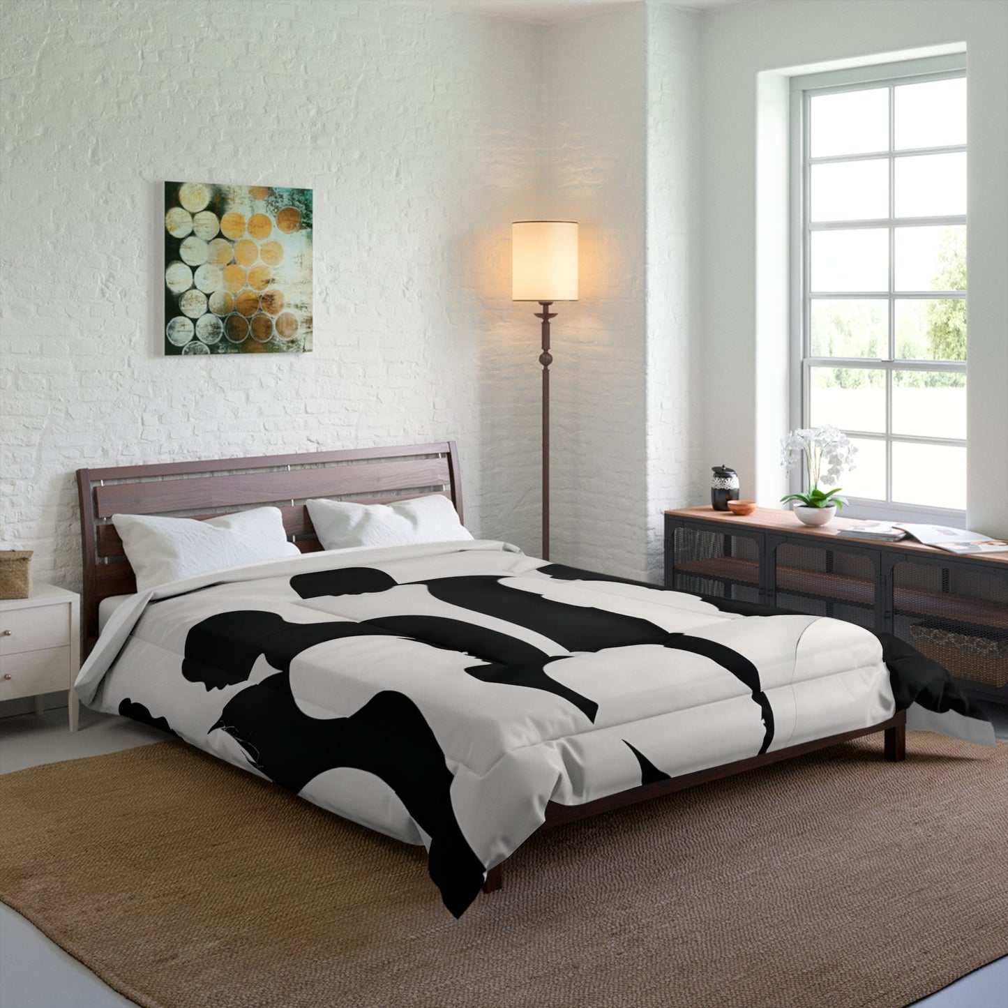 OKENNADA "Dreamscape" Comforter, Home Decor 88" x 92" Shades of Society 