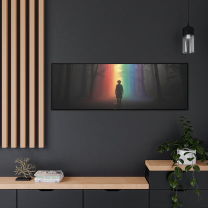 OKENNADA "Rainbow Pathways" Gallery Canvas Canvas   