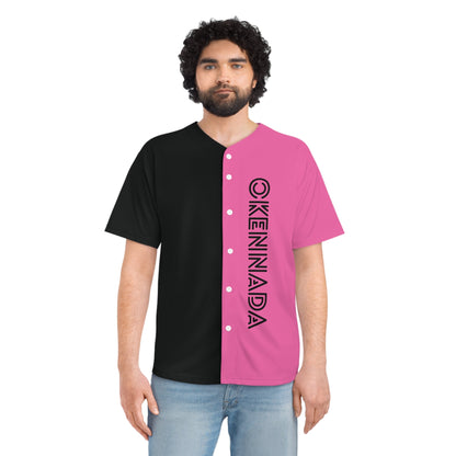 OKENNADA "Edge Athletic" Men's Baseball Jersey All Over Prints   
