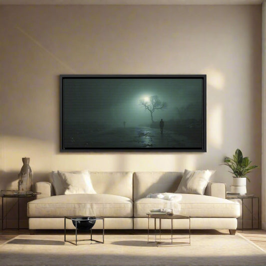 OKENNADA "Nightfall Reflections" Gallery Canvas Canvas   