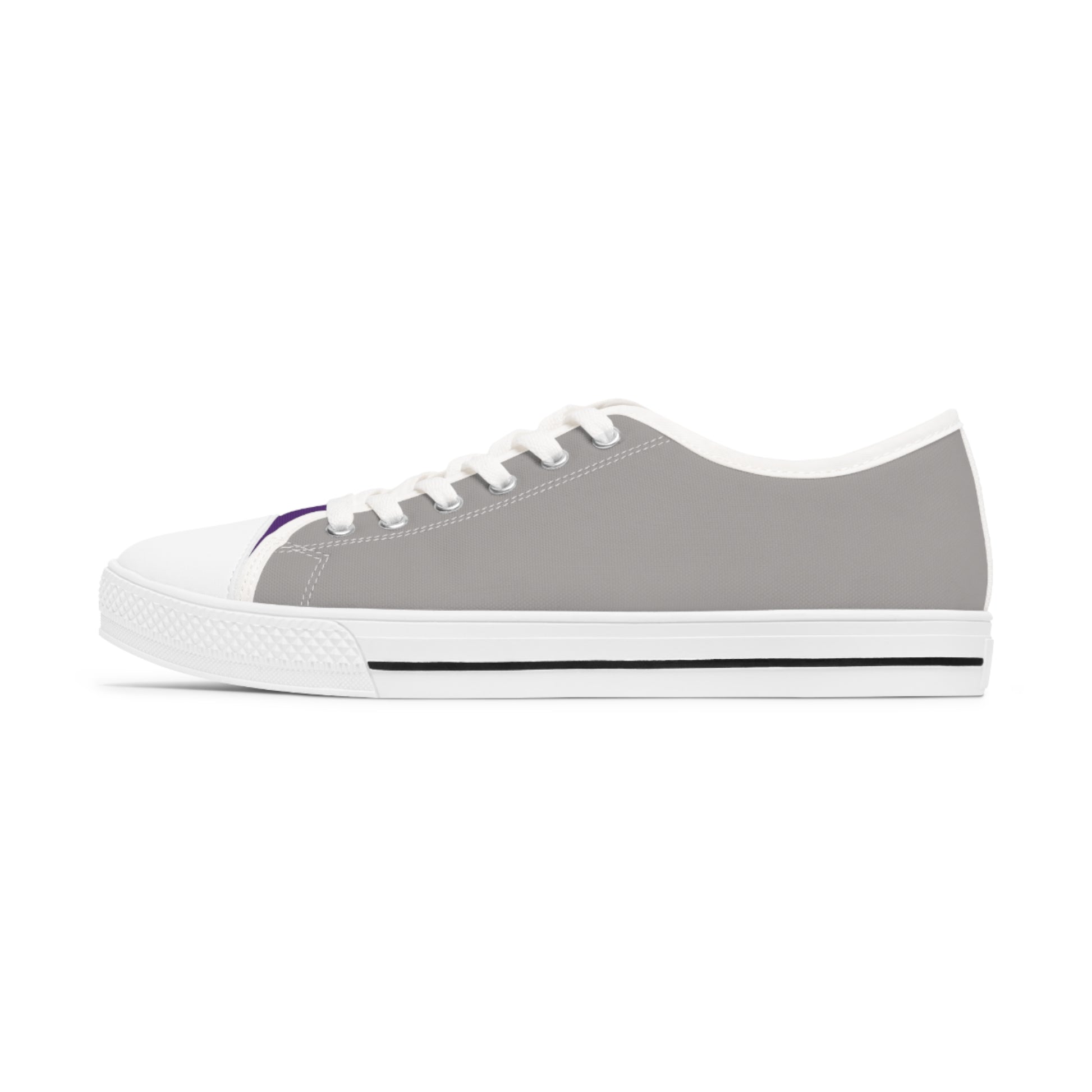 OKENNADA "Two Worlds" Women's Low Top Sneakers Gray Shoes   