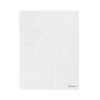 OKENNADA "Dream Weaver" Velveteen Plush Blanket All Over Prints 30"x” 40" White 