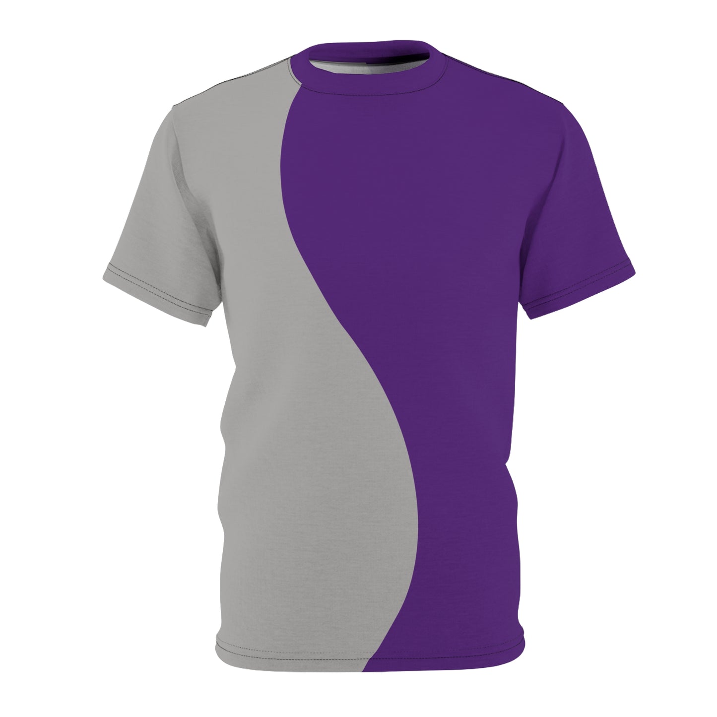 OKENNADA "Two Worlds" T-Shirt All Over Prints S Purple/Gray 6 oz.