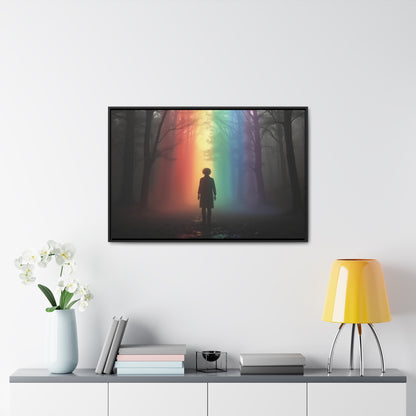 OKENNADA "Rainbow Pathways" Gallery Canvas Canvas   