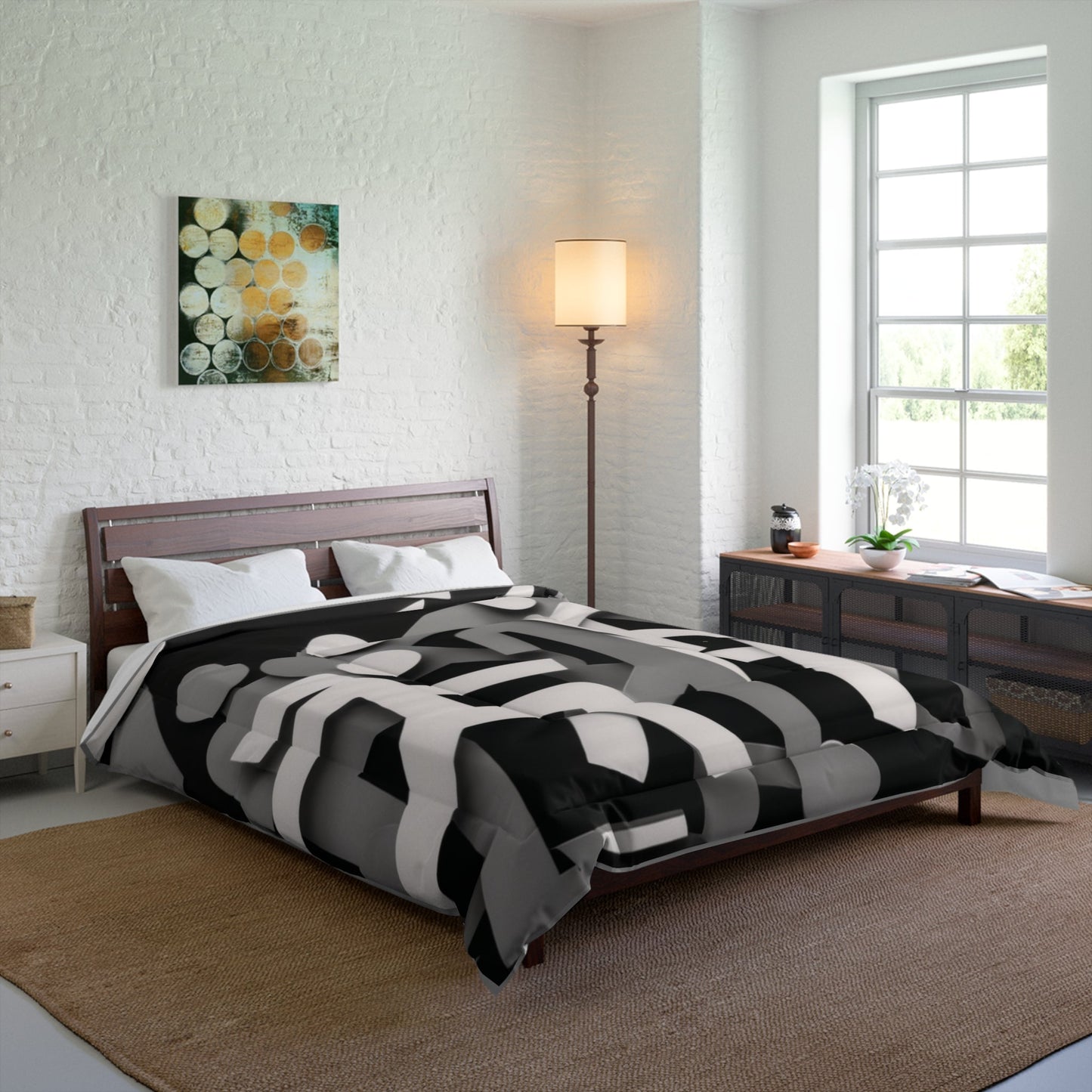 OKENNADA "Dreamscape" Comforter, Home Decor 88" x 92" Urban Motion 