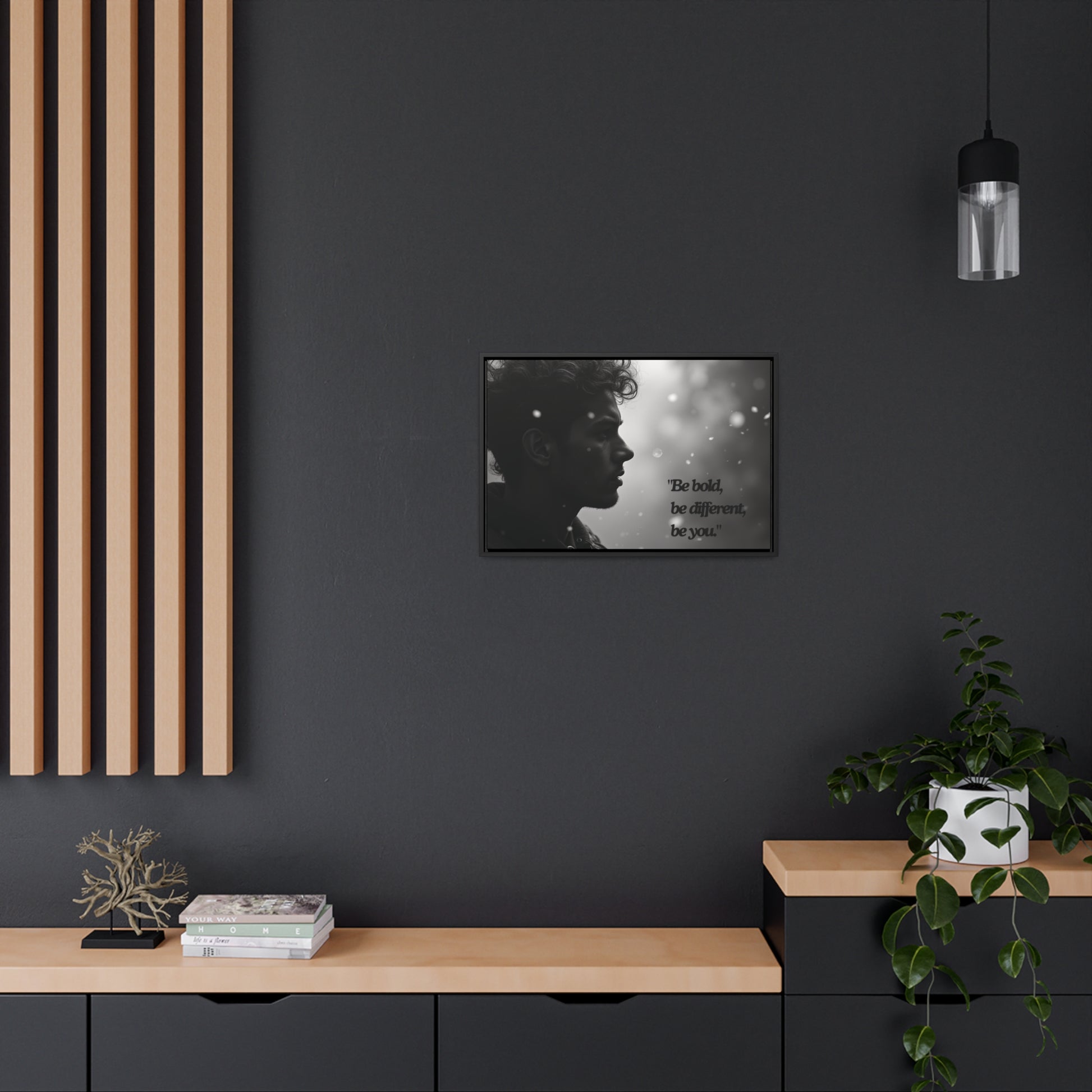 OKENNADA "Reflective Gaze" Canvas Gallery Art Canvas   