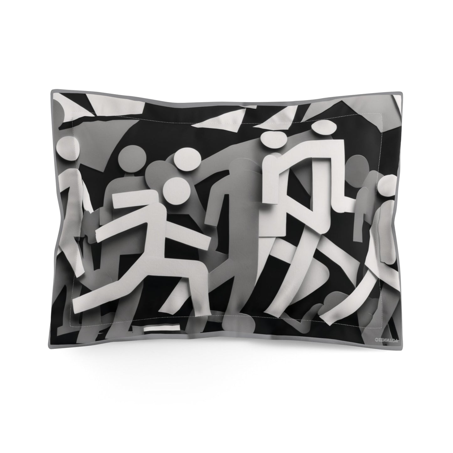 OKENNADA "Cloud Comfort" Pillow Sham Home Decor Standard Urban Motion 