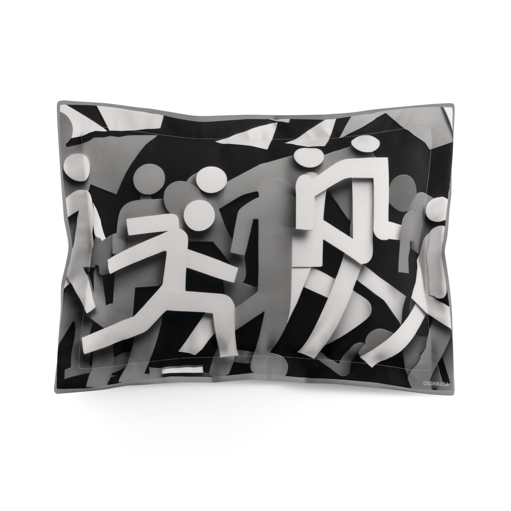 OKENNADA "Cloud Comfort" Pillow Sham Home Decor Standard Urban Motion 