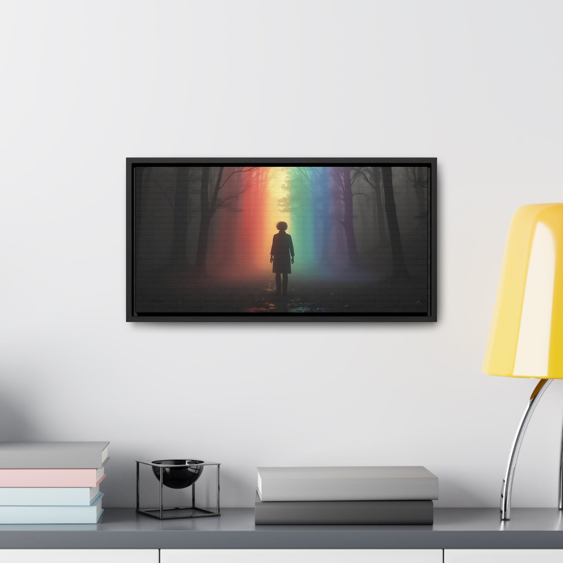 OKENNADA "Rainbow Pathways" Gallery Canvas Canvas   