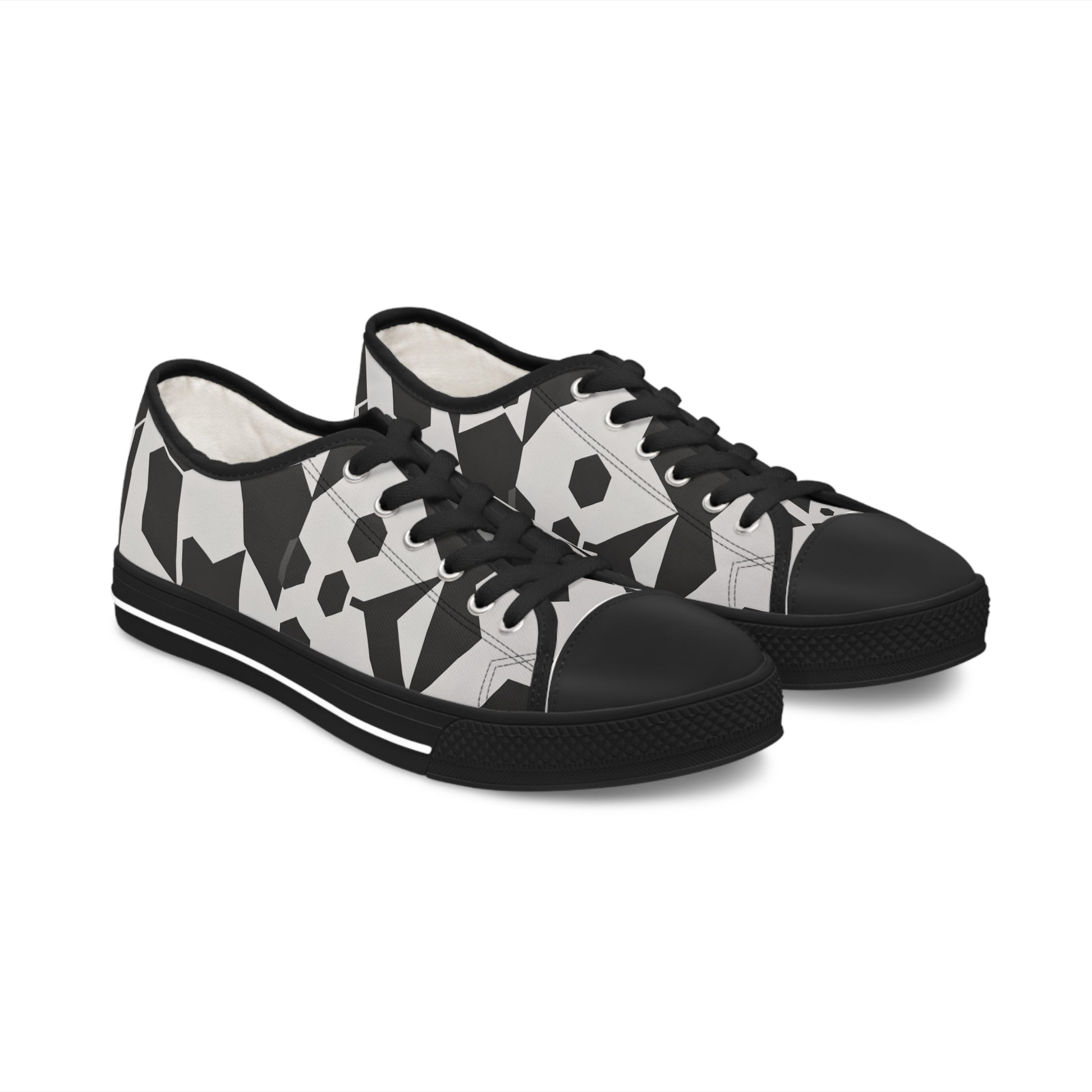 OKENNADA "Chic Comfort" Women's Low Top Sneakers Shoes US 5.5 Black sole 