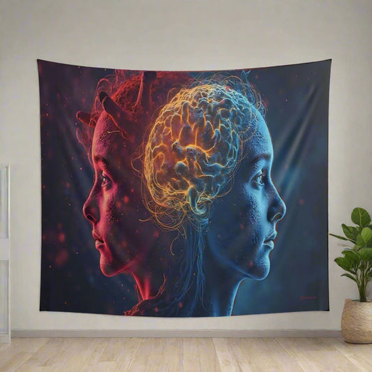 OKENNADA "Inner Spark" Tapestry Home Decor 104" × 88"  