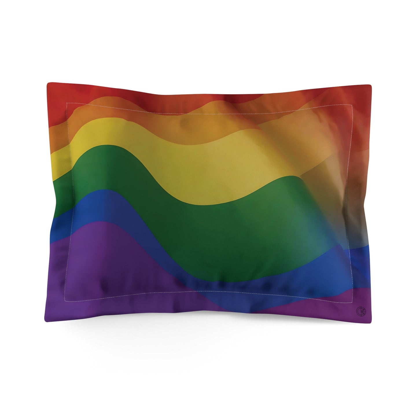 OKENNADA "Cloud Comfort" Pillow Sham Home Decor Standard Pride Rainbow 