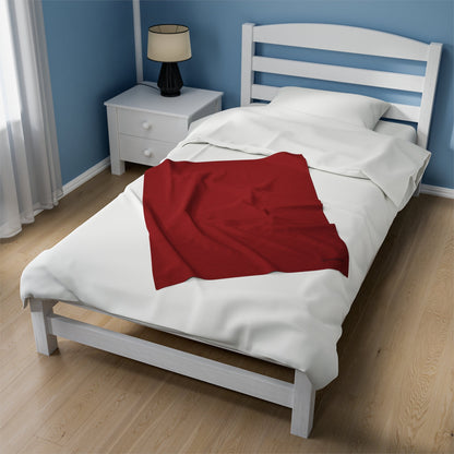 OKENNADA "Dream Weaver" Velveteen Plush Blanket All Over Prints 30"x” 40" Red 