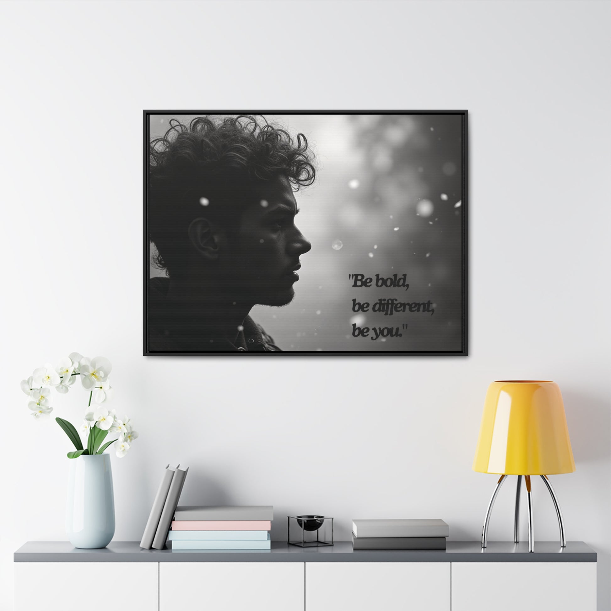 OKENNADA "Reflective Gaze" Canvas Gallery Art Canvas   