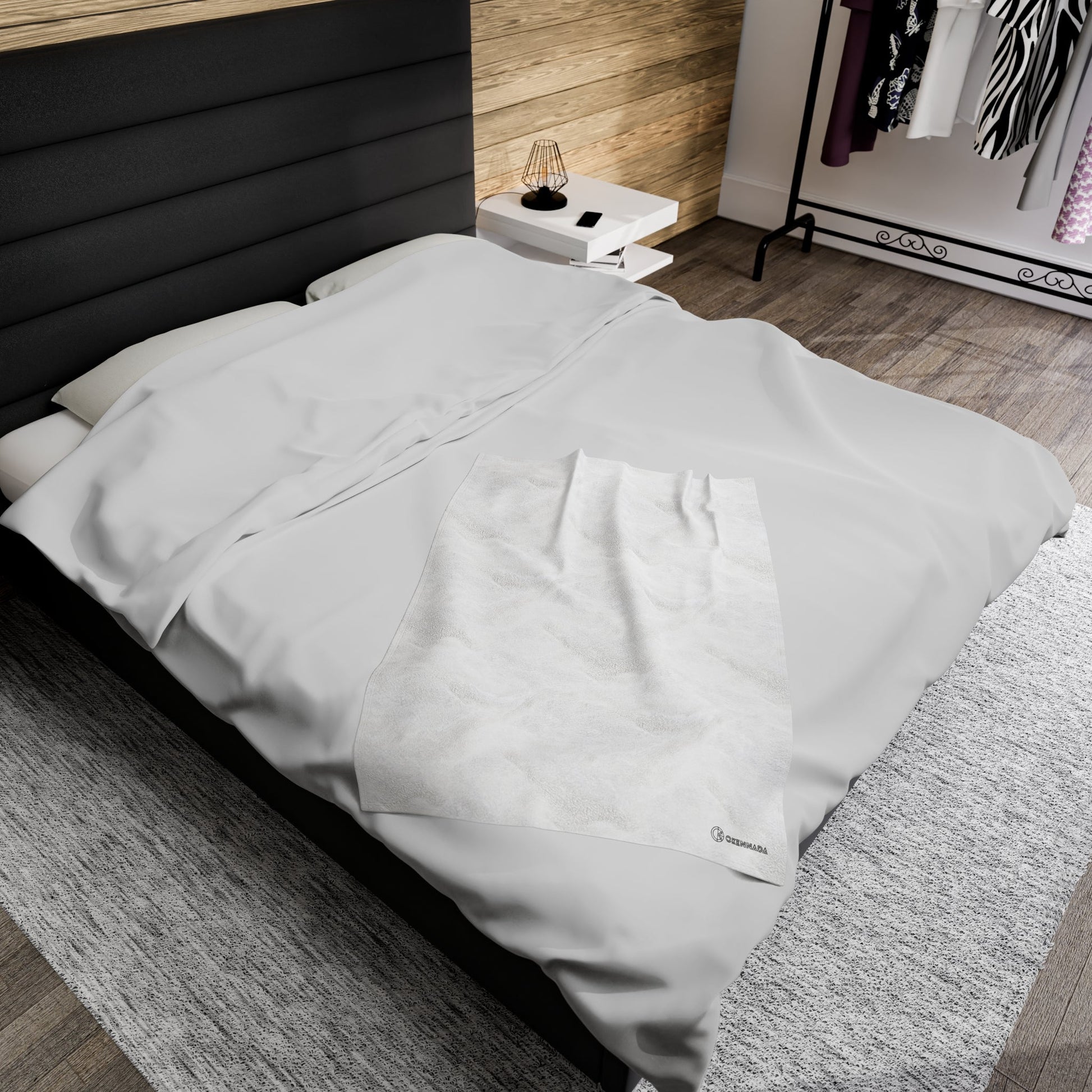 OKENNADA "Dream Weaver" Velveteen Plush Blanket All Over Prints   