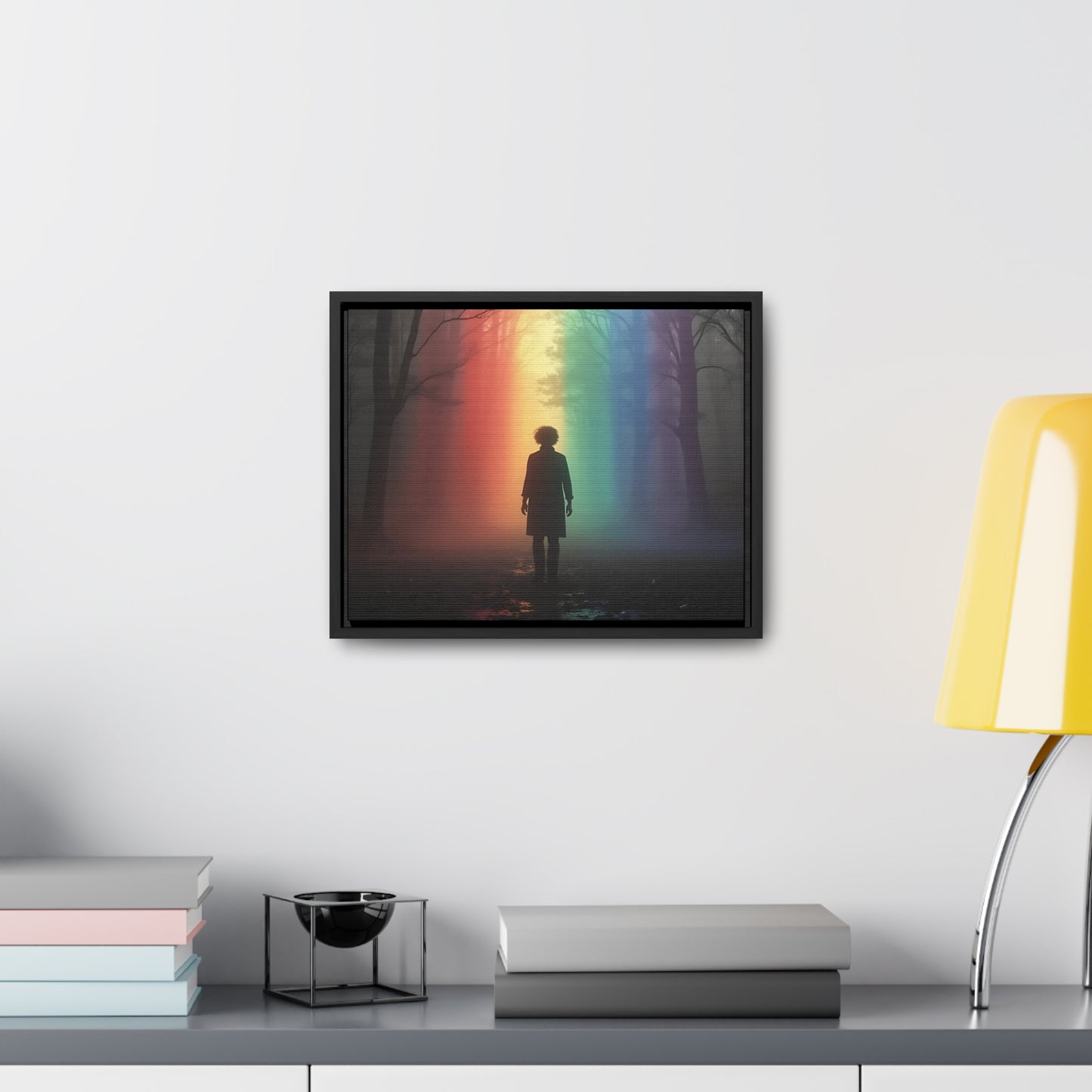OKENNADA "Rainbow Pathways" Gallery Canvas Canvas   