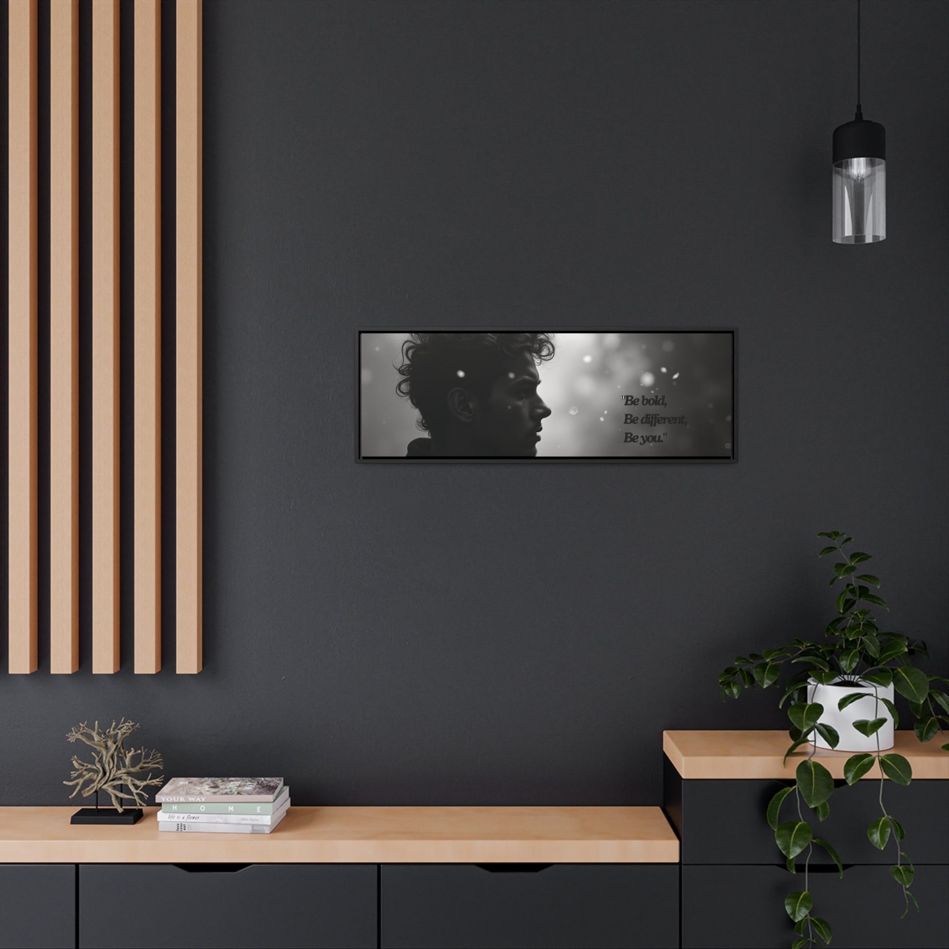 OKENNADA "Reflective Gaze" Canvas Gallery Art Canvas   