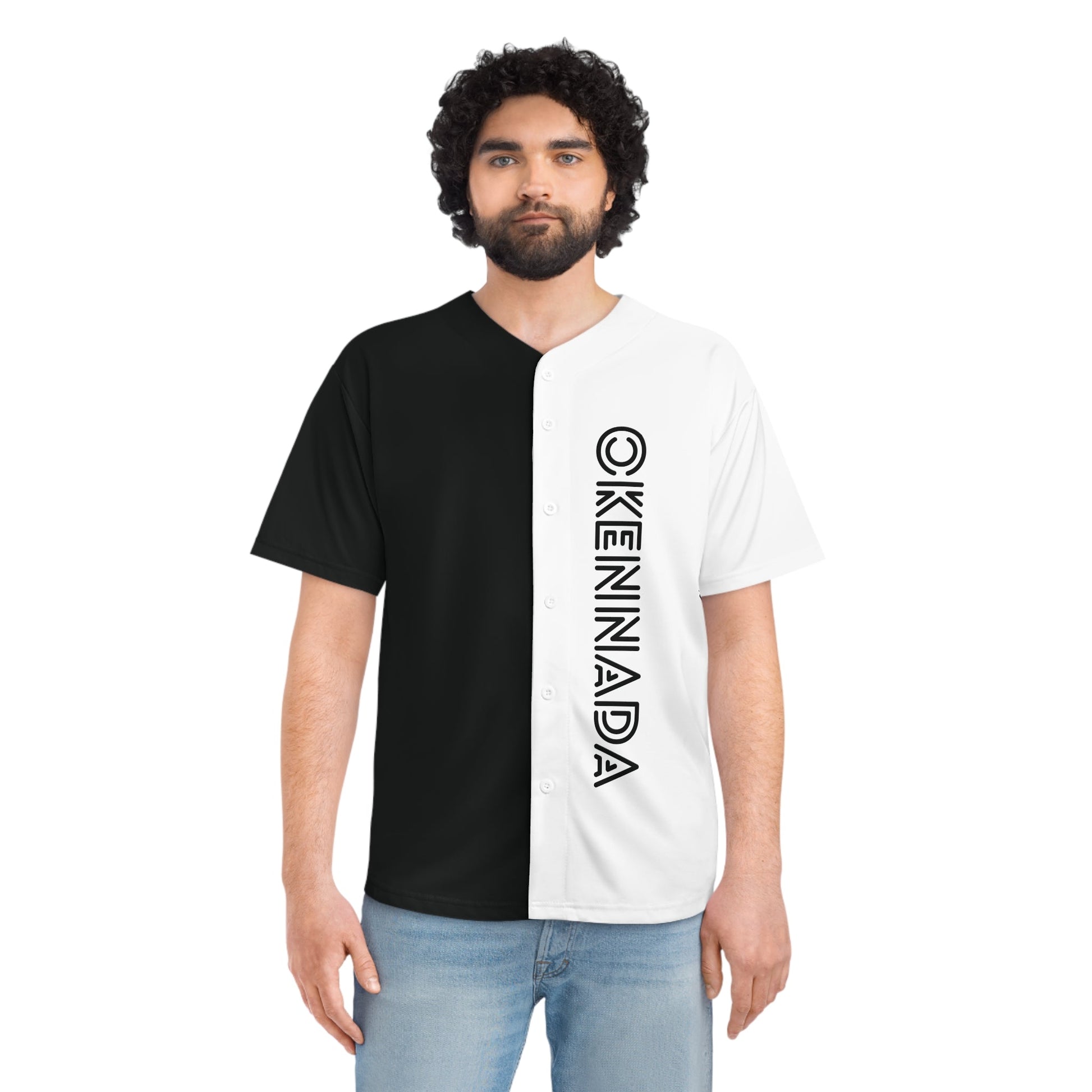 OKENNADA "Edge Athletic" Men's Baseball Jersey All Over Prints   