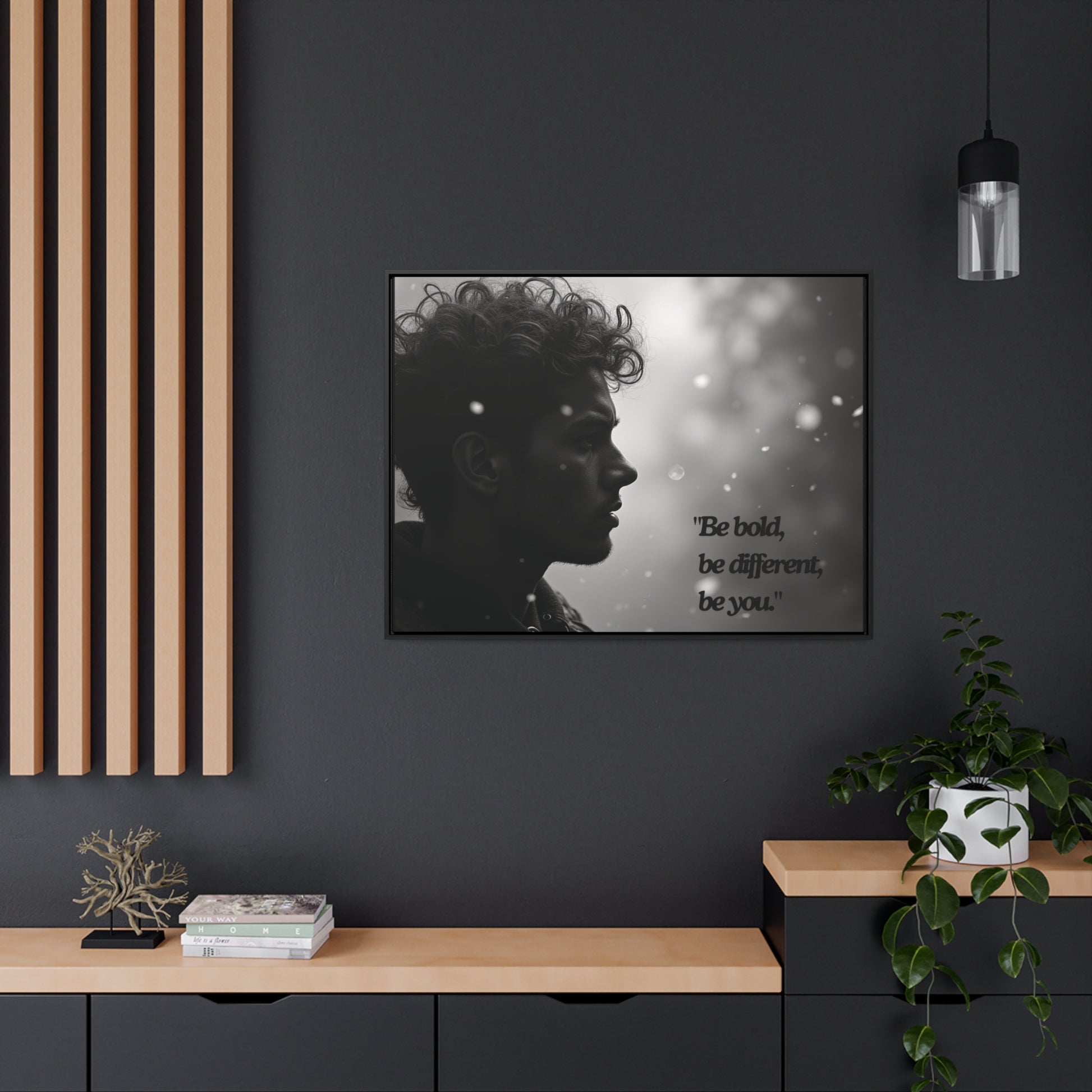 OKENNADA "Reflective Gaze" Canvas Gallery Art Canvas   