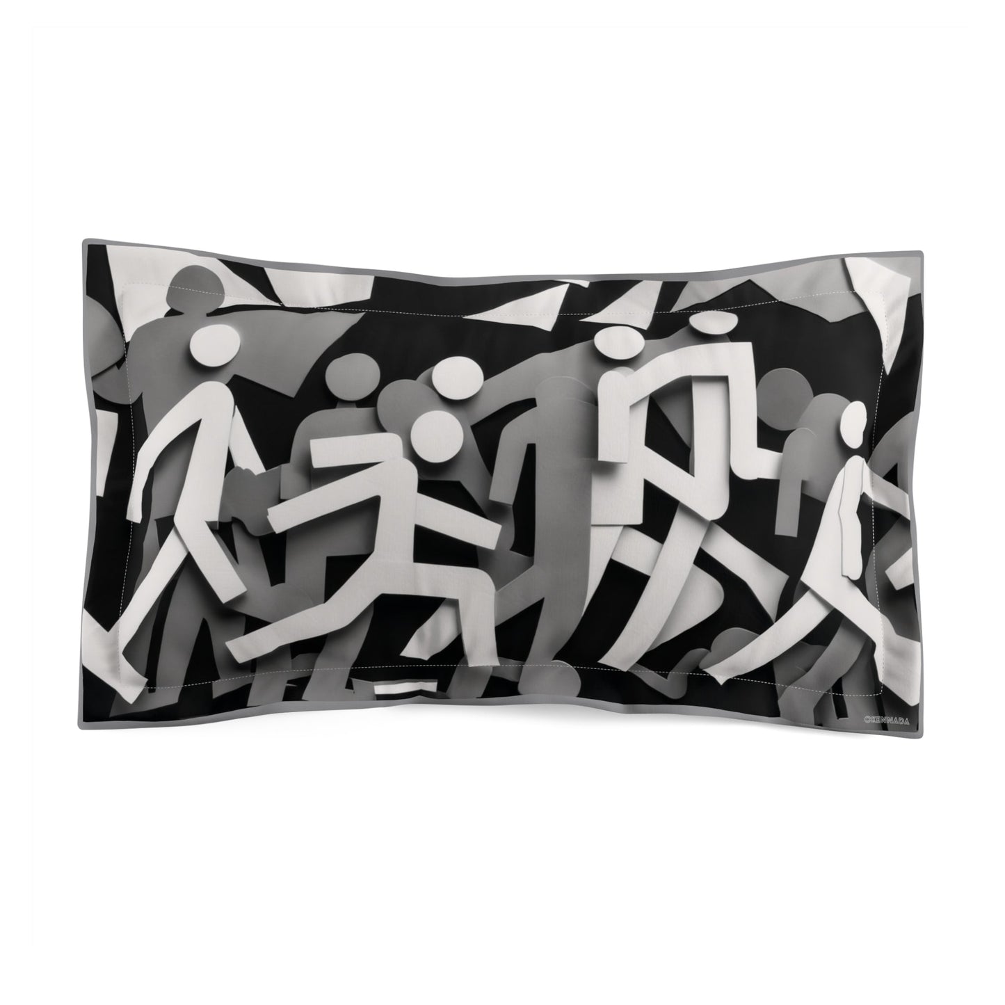 OKENNADA "Cloud Comfort" Pillow Sham Home Decor King Urban Motion 