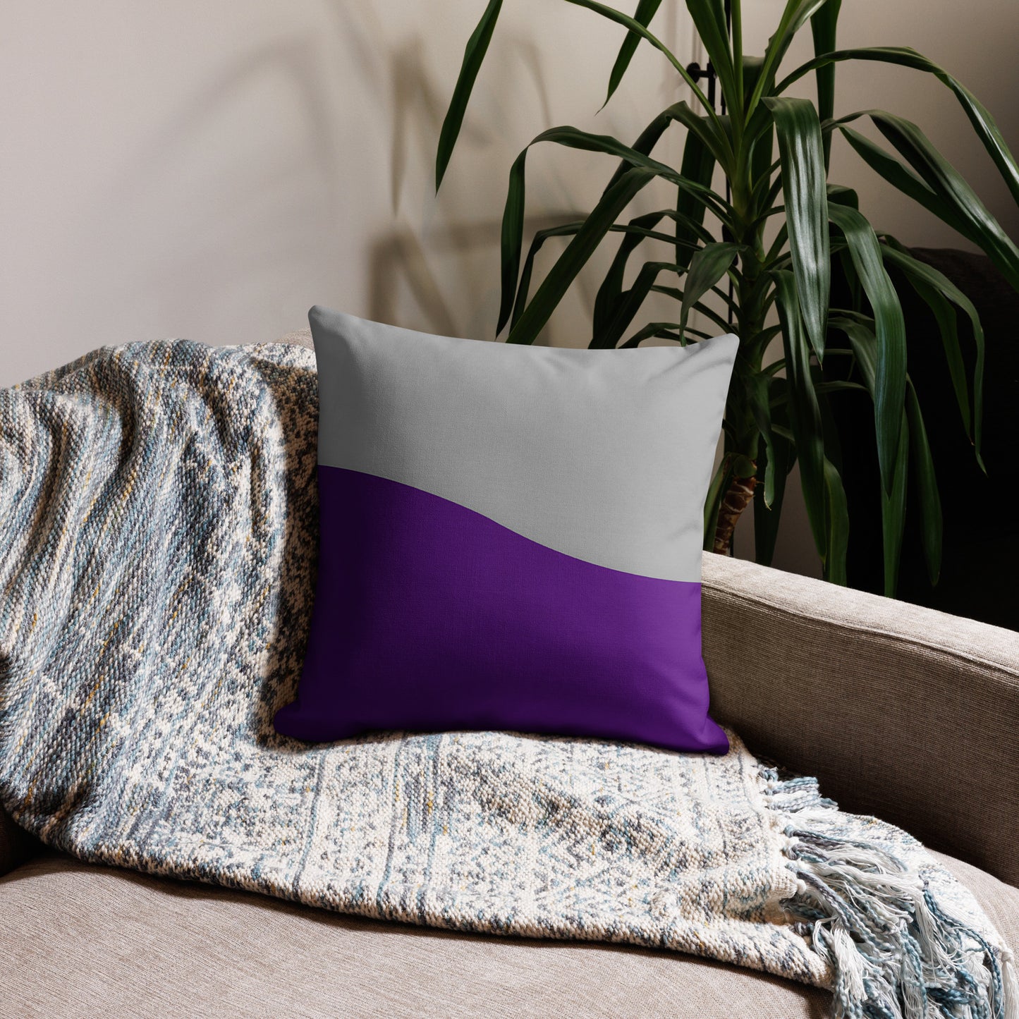 OKENNADA "Two Worlds" Premium Pillow    