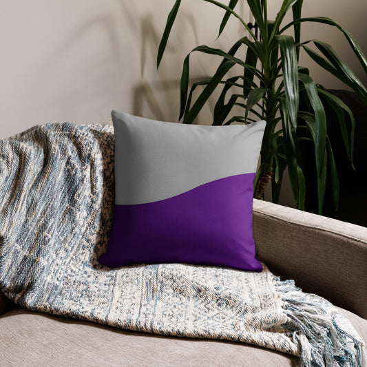 OKENNADA "Two Worlds" Premium Pillow  18″×18″  