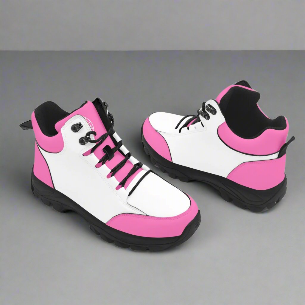 OKENNADA "Atlas Trek" Women's High-Top Boots Boots Women-US5.5 Pink