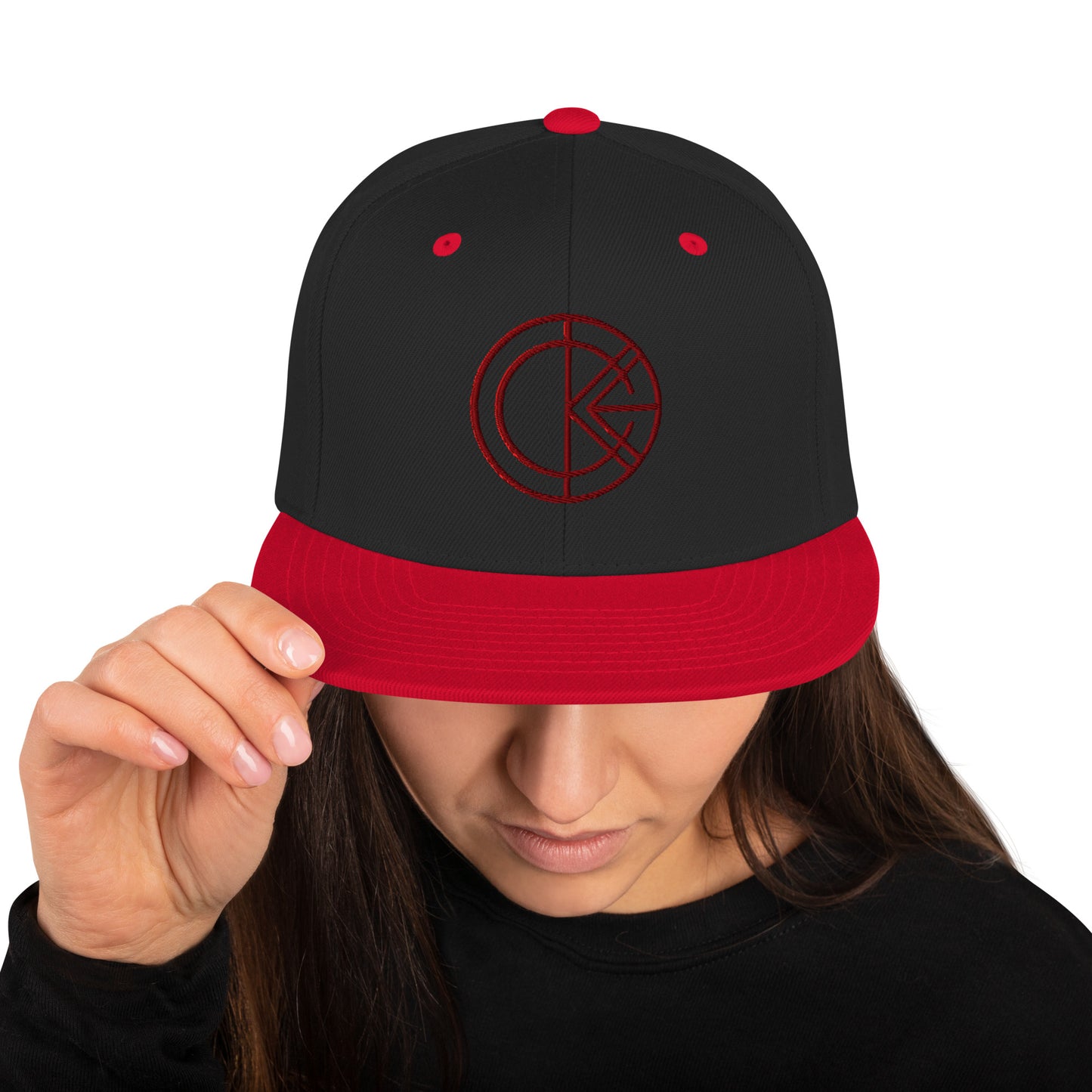 OKENNADA "Urban Style" Classic Snapback Black/ Red