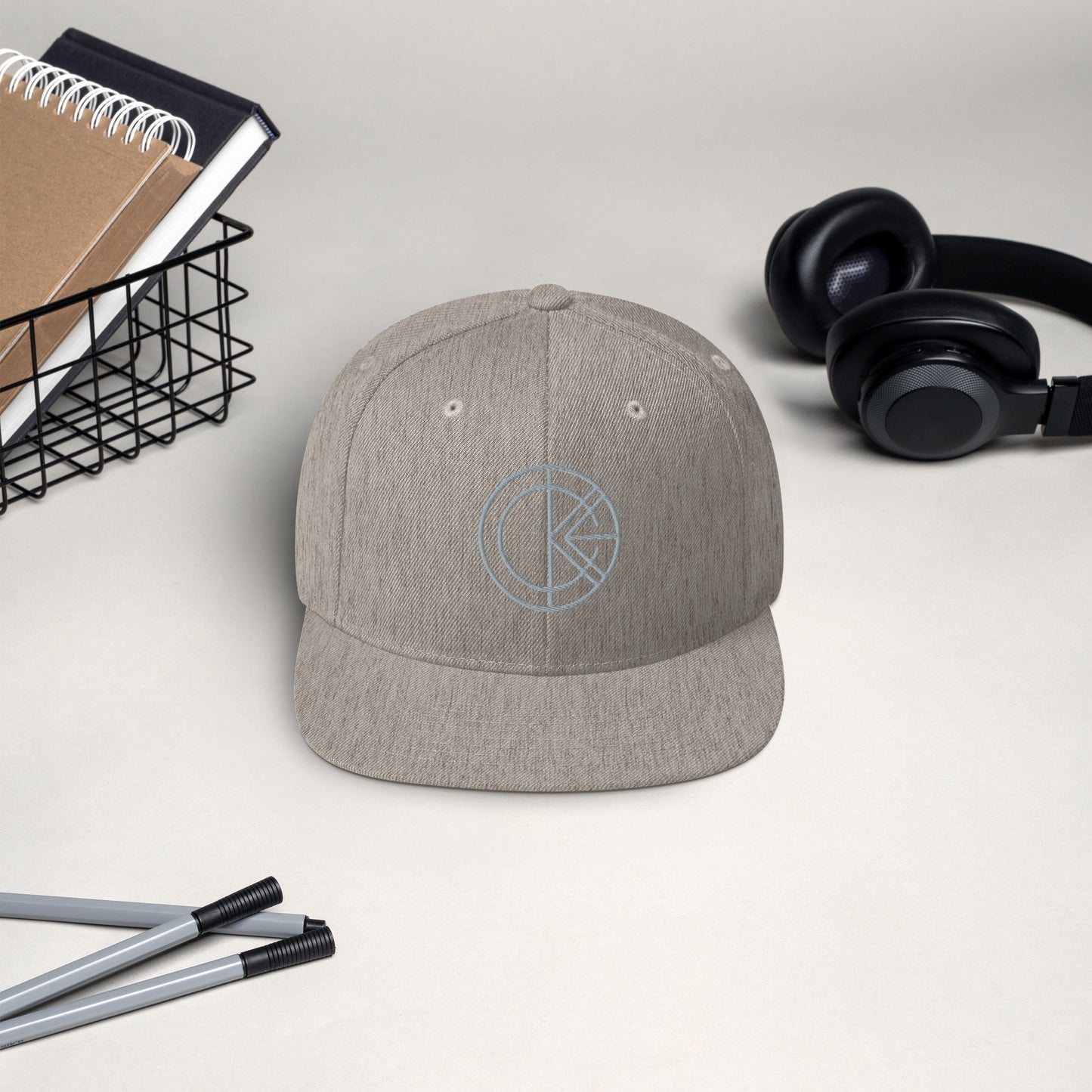 OKENNADA "Urban Style" Classic Snapback  Heather Grey  
