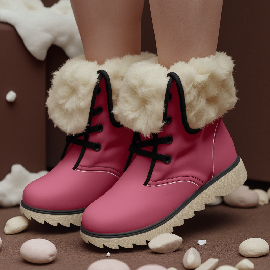OKENNADA 'Arctic Haven' Fur-Lined Boots Boots