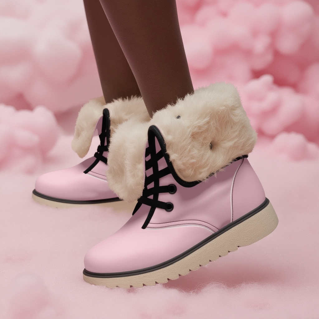 OKENNADA 'Arctic Haven' Fur-Lined Boots Boots