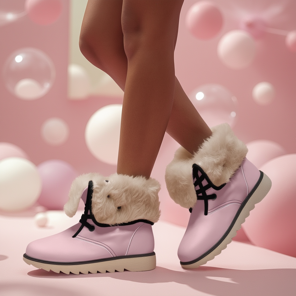 OKENNADA 'Arctic Haven' Fur-Lined Boots Boots