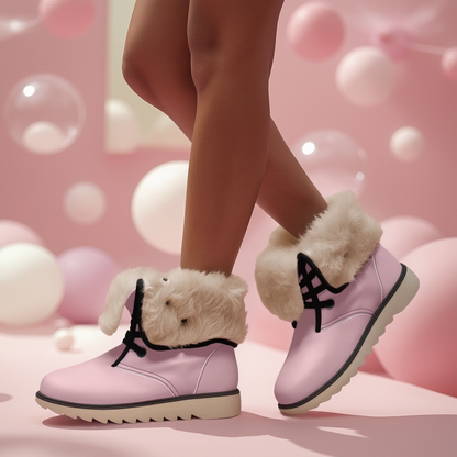 OKENNADA 'Arctic Haven' Fur-Lined Boots Boots