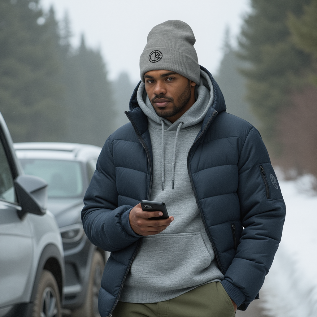 OKENNADA "Essential Vibe" Men's Premium Beanie Beanie