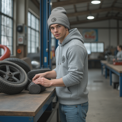 OKENNADA "Essential Vibe" Men's Premium Beanie Beanie Heather Grey