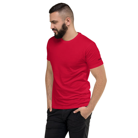 OKENNADA "Form & Function" Men's Fitted Tee  Red XS 