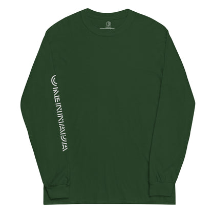 OKENNADA "Everyday Legend" Men's Long Sleeve Shirt  Forest Green S 