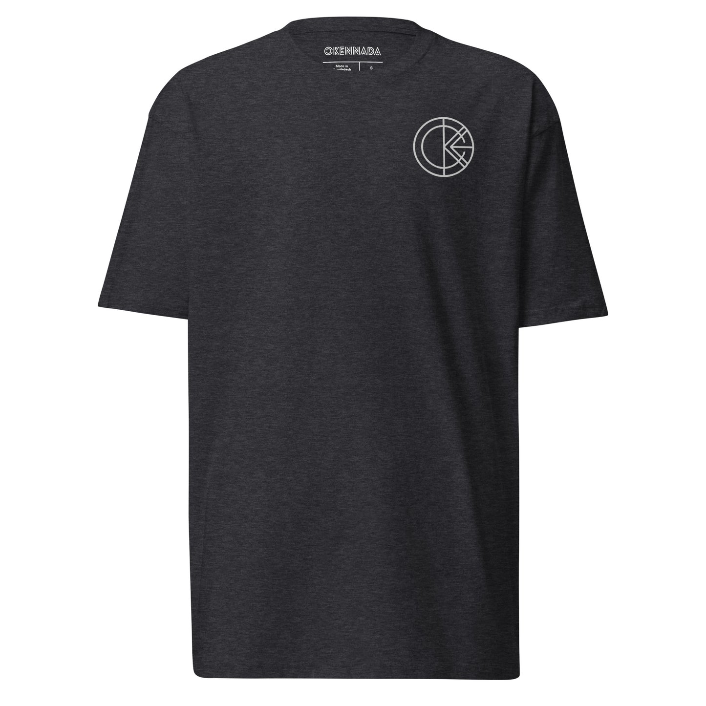 OKENNADA "Everyday Strength" Heavyweight Tee  Charcoal Heather S 