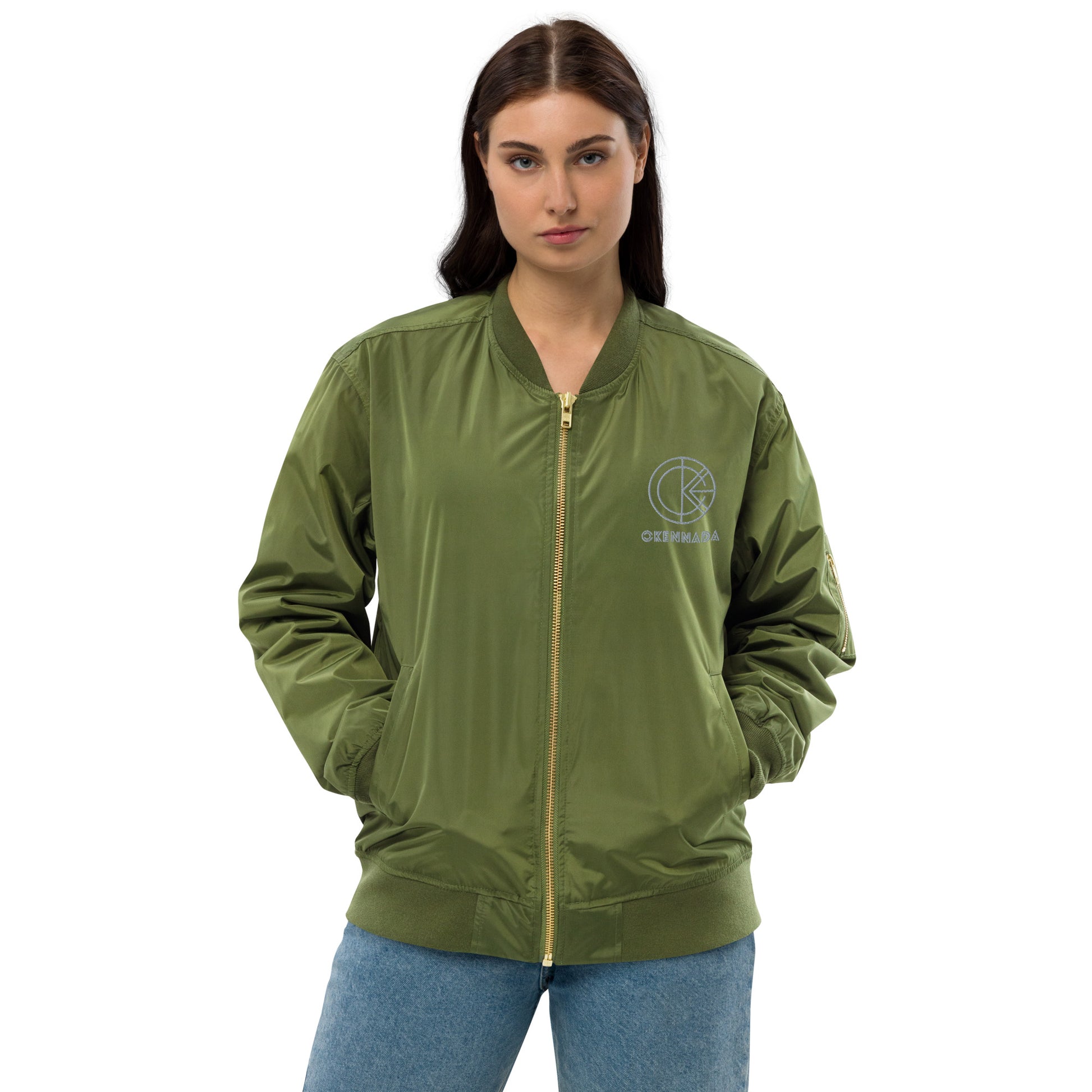 OKENNADA "Eco Explorer" Recycled Bomber Jacket    