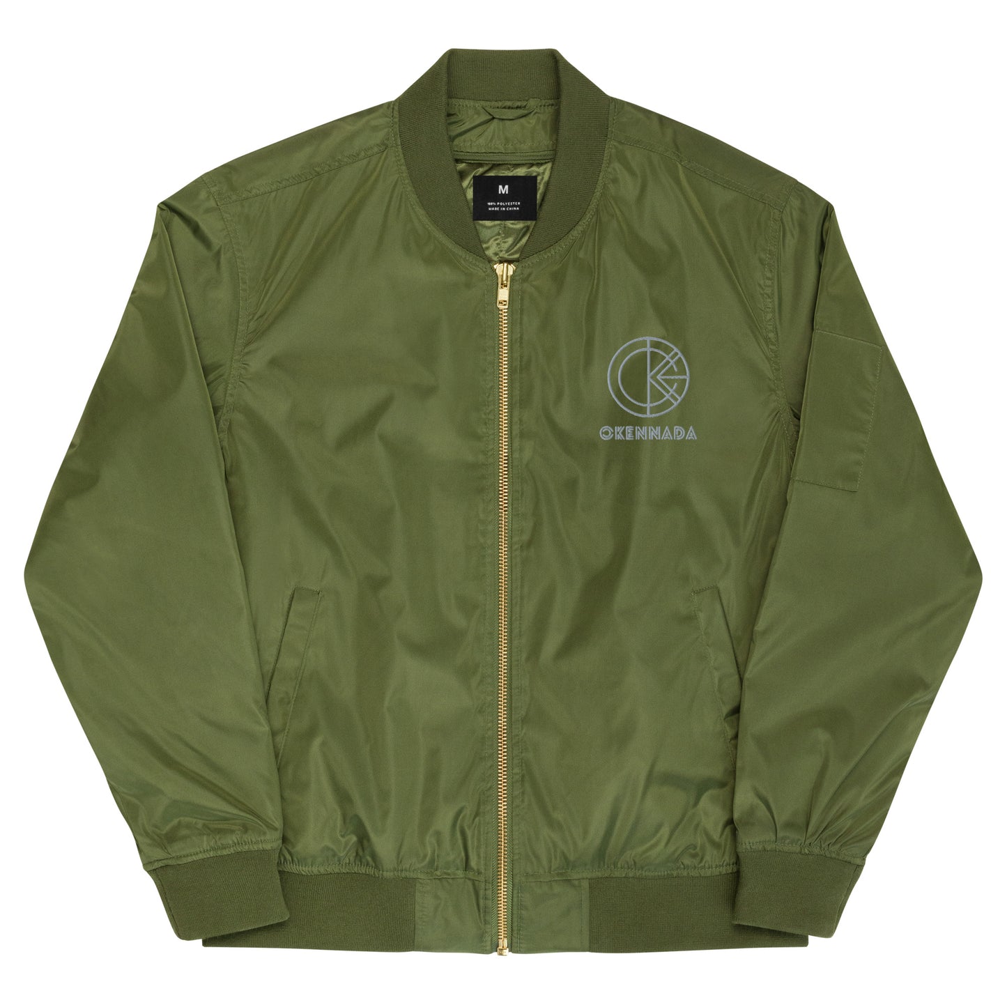 OKENNADA "Eco Explorer" Recycled Bomber Jacket  Army XS 