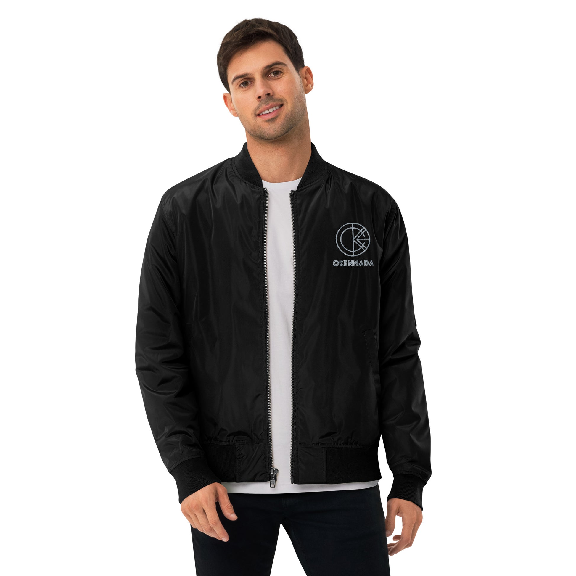 OKENNADA "Eco Explorer" Recycled Bomber Jacket    