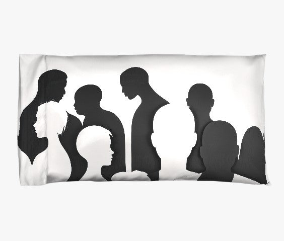 OKENNADA Expression Microfiber Pillowcase Home Decor Standard Shades of Society 