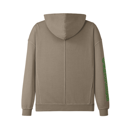 OKENNADA "Urban Explorer" Washed Turtleneck Hoodie    