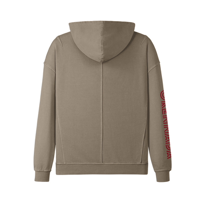 OKENNADA "Urban Explorer" Washed Turtleneck Hoodie    