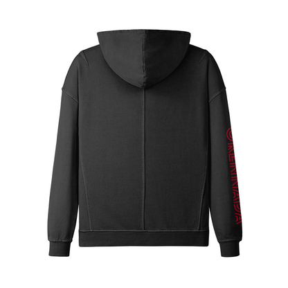 OKENNADA "Urban Explorer" Washed Turtleneck Hoodie    